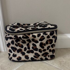 Modella Hot Pink Lined Travel Makeup Case